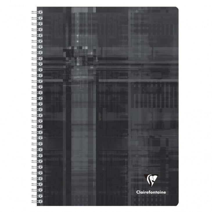 Clairefontaine Spiralheft A4, kariert, Spiralbindung, Karton, 90 Blatt, 90 g/m² – sortiert