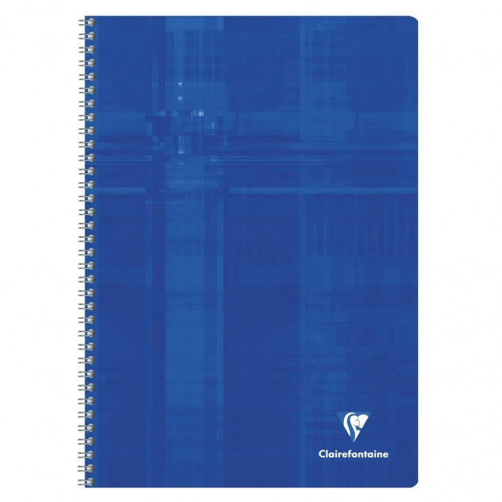 Clairefontaine Spiralheft A4, liniert, 50 Blatt, 50 g/m² – sortiert