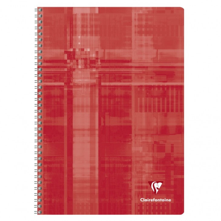 Clairefontaine Spiralheft A4, liniert, 50 Blatt, 50 g/m² – sortiert