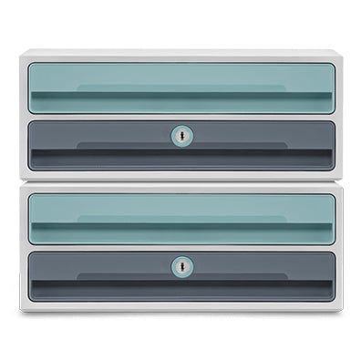 CEP MoovUp Secure – 2 Schubladen, 14,6 cm, Grau
