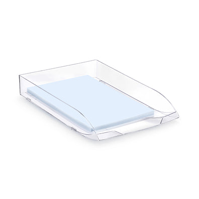 CEP Confort – Briefkorb für Letter, 2 Fächer, Polystyrol (PS), transparent, 370 × 61 × 270 mm
