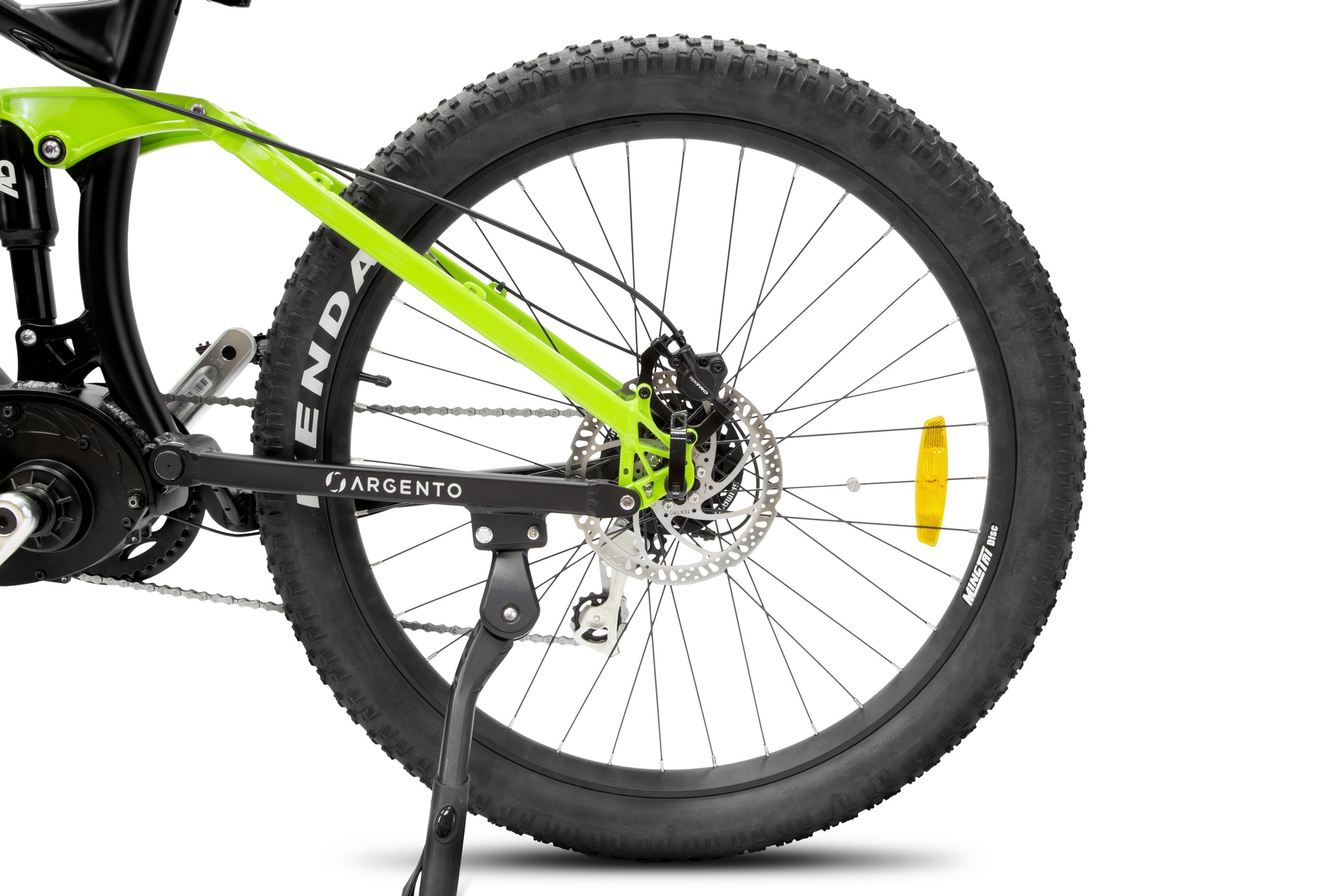 Argento e-Mobility Argento Performance Pro – E-Scooter – 250 W, 27,5", 25 km/h, Reichweite bis 90 km, 468 Wh, schwarz/grün