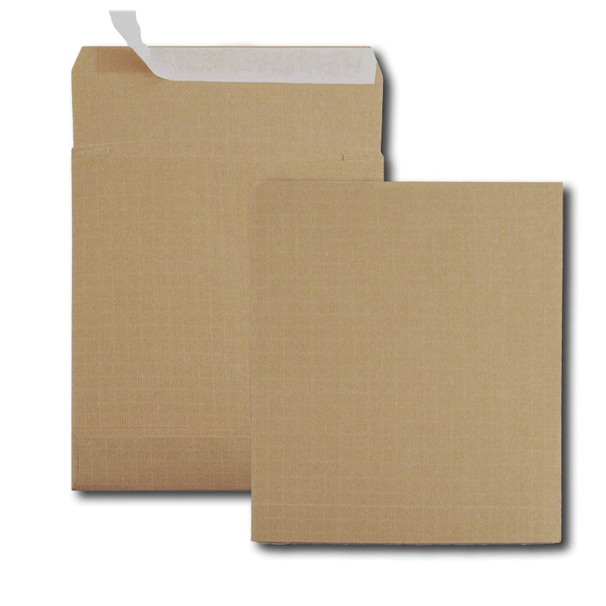GPV France GPV Seitenfaltentasche – 280 × 375 × 70 mm, ohne Fenster, selbstklebend, Papier, braun – 50 Stk.