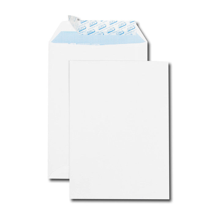 GPV France Seitenfaltentasche – C5, ohne Fenster, selbstklebend, Papier, weiss – 500 Stk.