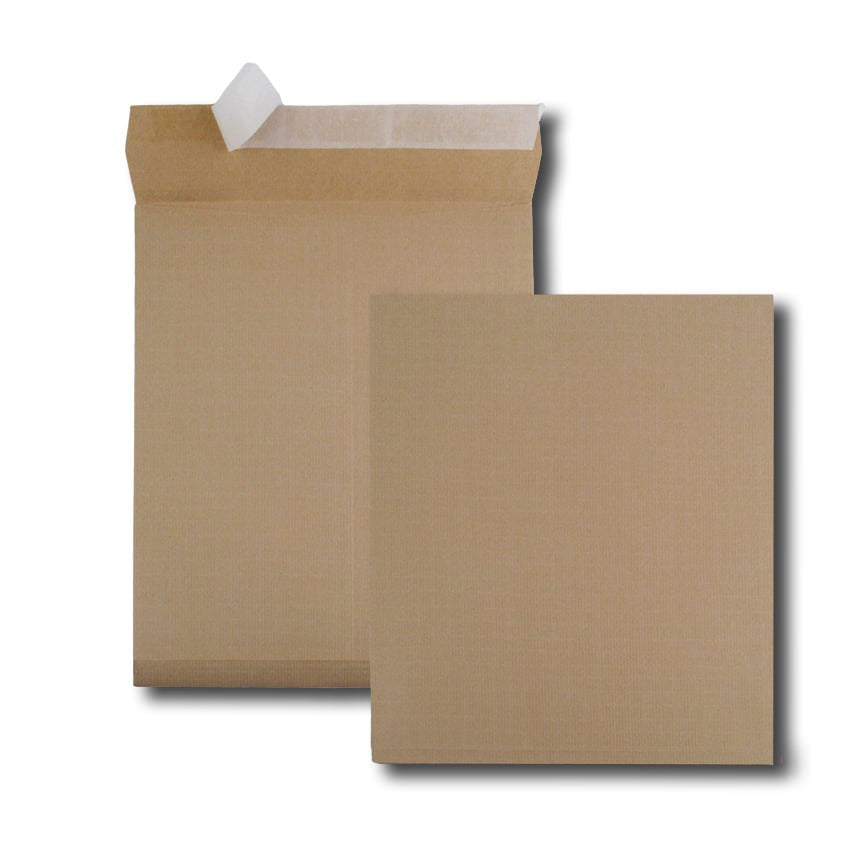 GPV France GPV Seitenfaltentasche – 340 × 465 mm, ohne Fenster, selbstklebend, Papier, braun – 250 Stk.