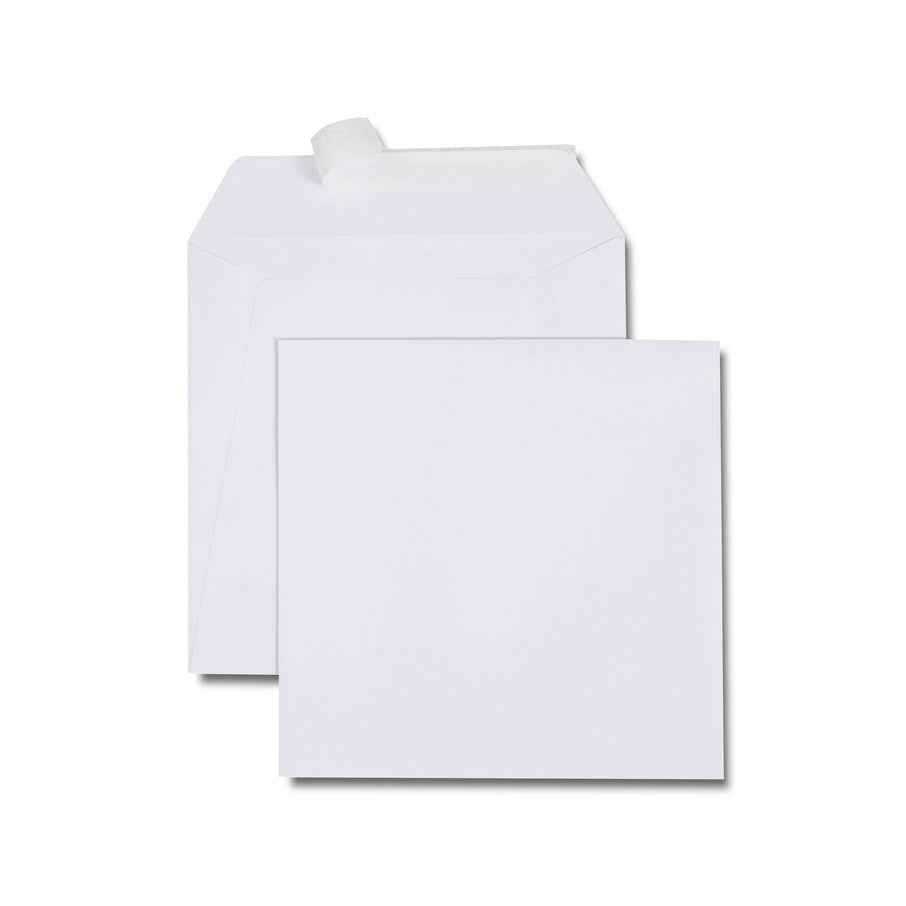 GPV France Couvert 220 × 220 mm, ohne Fenster, Haftklebung, weiss, 120 g/m² – GPV – 500 Stk.