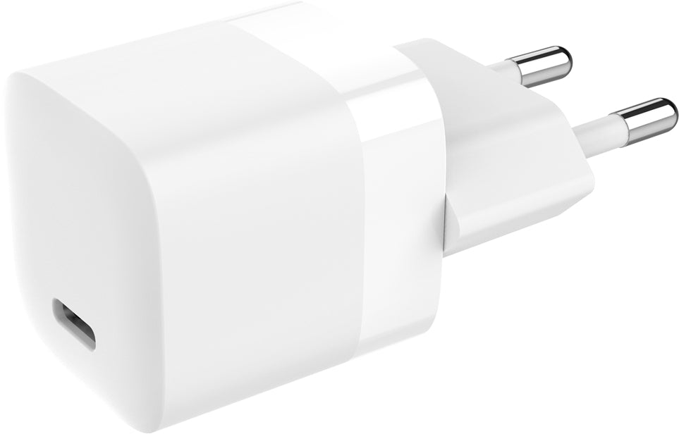 Vision USB-Wandladegerät 30 W – USB-C×1 – EU-Stecker (Typ C) – Weiss
