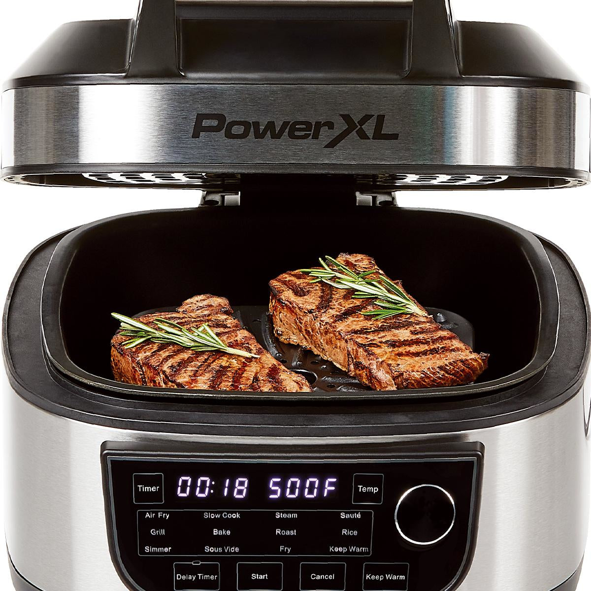 Power XL PowerXL Multikocher 12-in-1 – 5,7 l, Heissluft & Grill, 1300 W