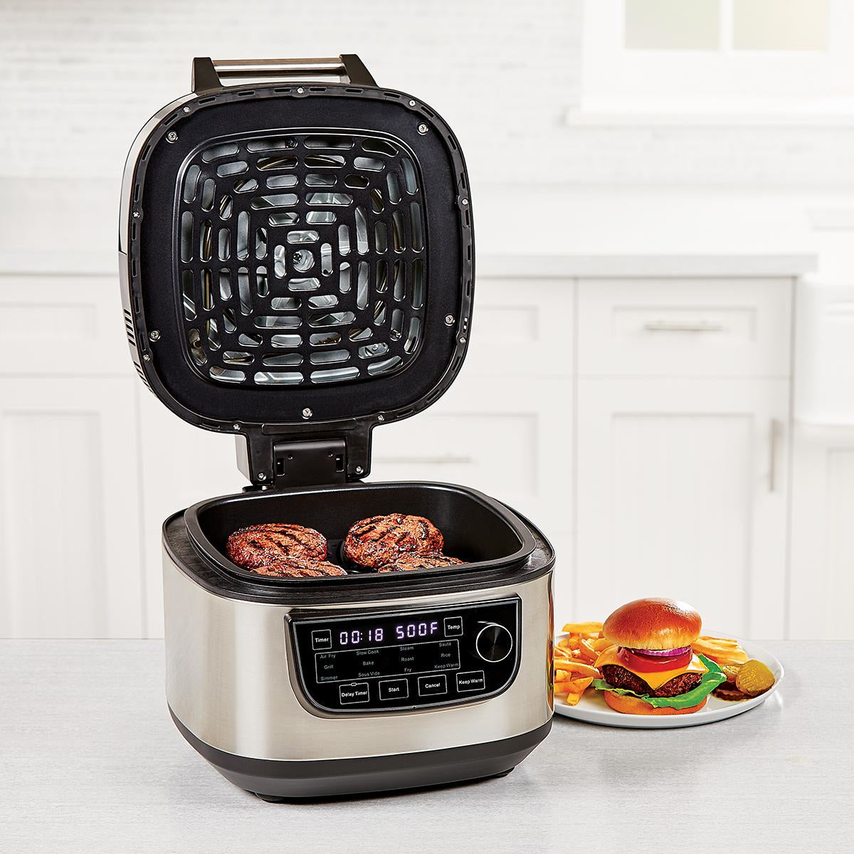 Power XL PowerXL Multikocher 12-in-1 – 5,7 l, Heissluft & Grill, 1300 W