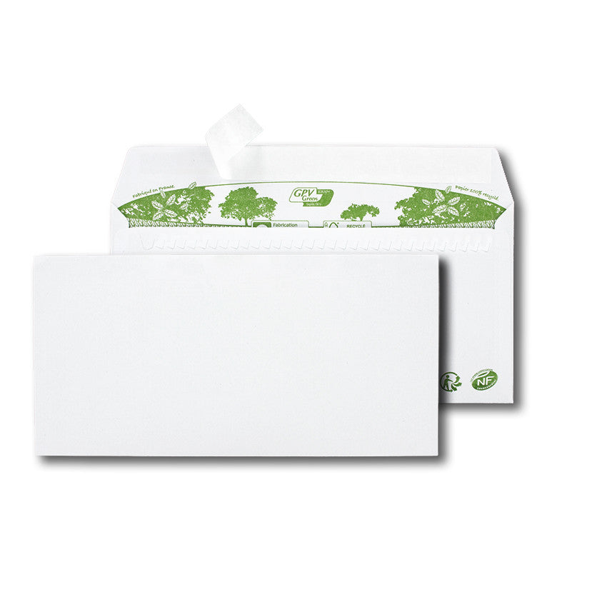 GPV France Couvert C5/6, ohne Fenster, selbstklebend, weiss, 80 g/m², ERAPure – GPV – 500 Stk.