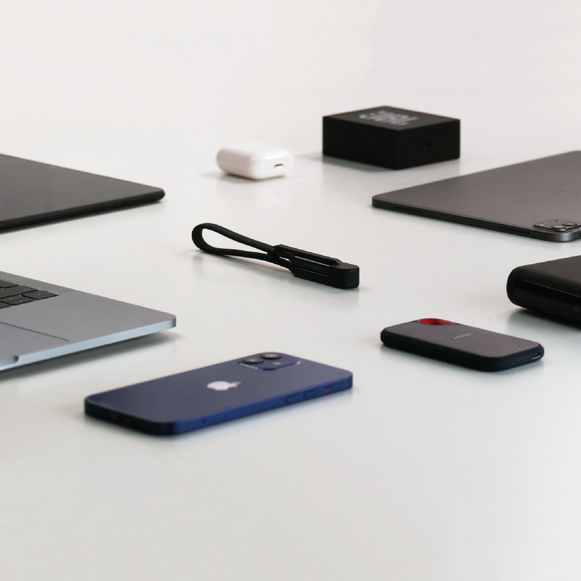 Rolling Square RollingSquare – USB-Kabel – USB-A/USB-C auf USB-C – USB 2.0 (480 Mbps) – 0,3 m – Schwarz
