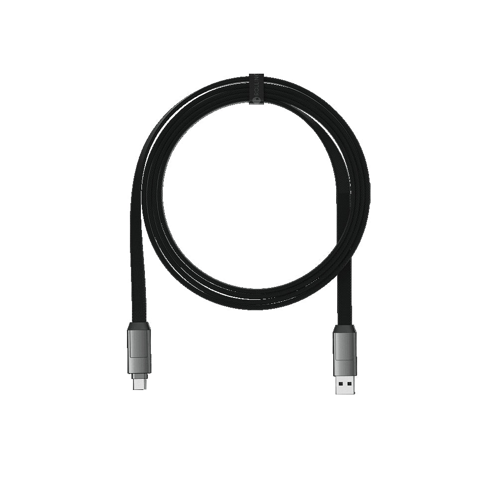 Rolling Square USB-A auf Lightning/USB-C/Micro-USB Kabel – 1,5 m – PD 15 W – für iPhone und mehr