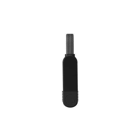 Rolling Square USB-Adapter USB-A auf USB-C – USB 2.0 (480 Mbps) – Metallverstärkt, TPU-Mantel – Schwarz