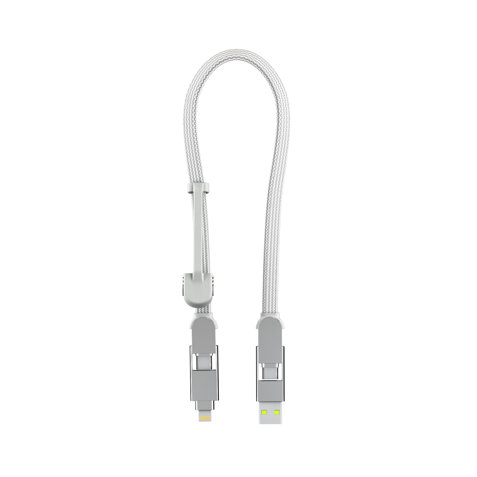 Rolling Square USB-Kabel, USB-C zu Lightning, 0,3 m, USB 2.0, Lade-/Datenkabel, für iPad, iPhone, iPod