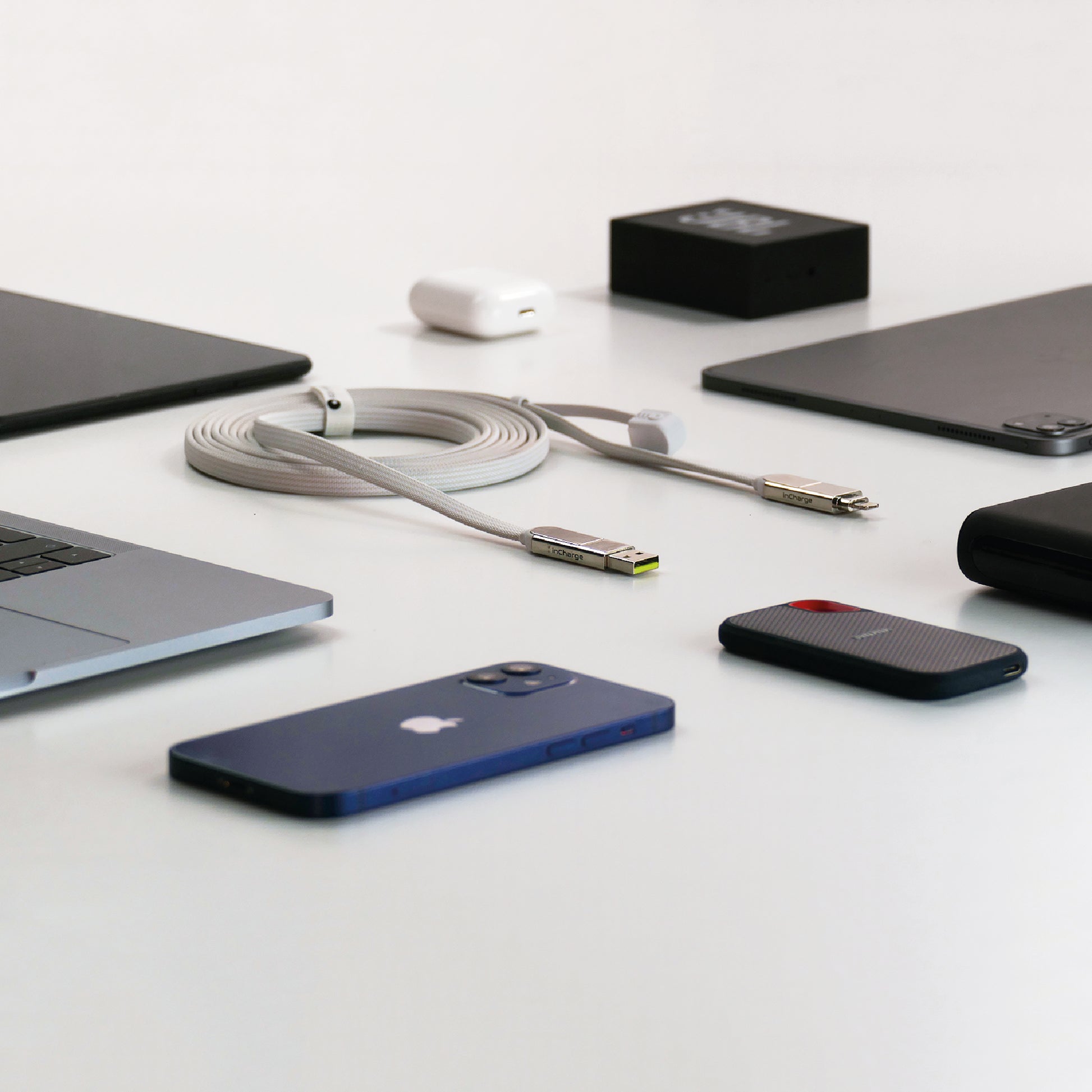 Rolling Square RollingSquare – USB-Kabel, USB-A zu USB-C, 3 m, USB 2.0, Lade-/Datenkabel, für iPad, iPhone, iPod und andere