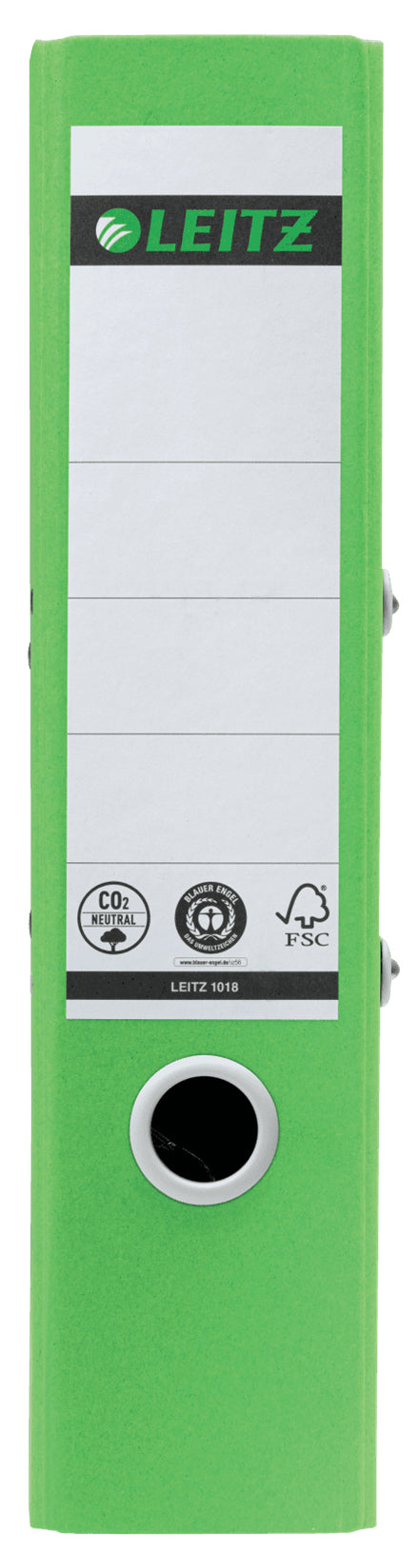 Leitz 180° Recycle Ringbuch – 2-Ring – für A4 – Rückenbreite 8 cm – Grün