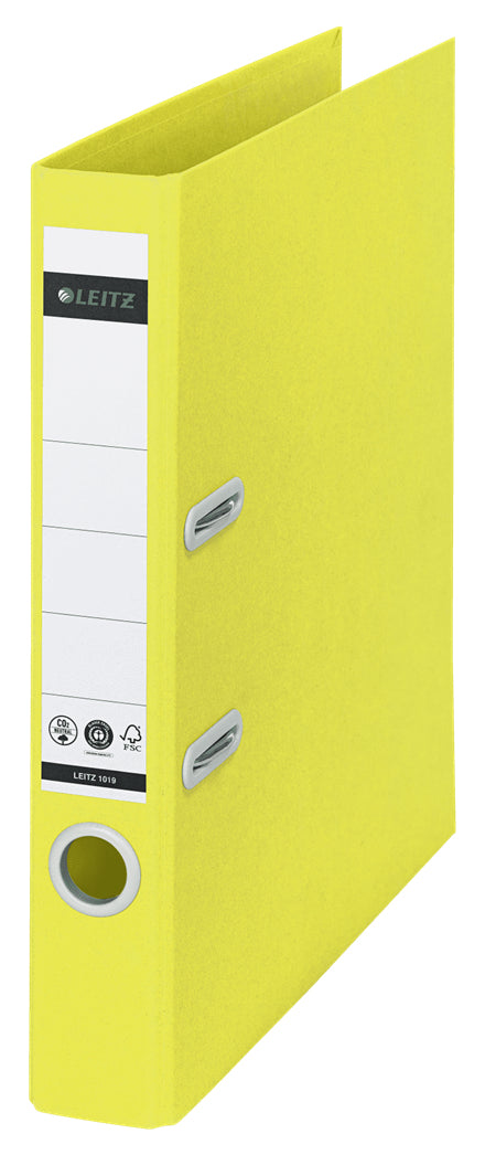 Leitz 180° Recycle Ordner – für A4 – Rückenbreite 5,5 cm – Gelb