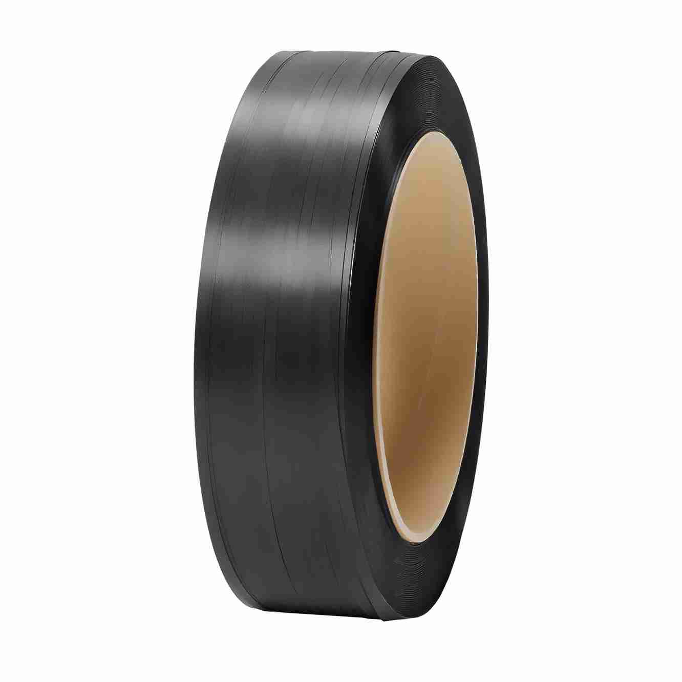 Model – Umreifungsband Polypropylen 12 × 0,55 mm × 2000 m, schwarz, Kern Ø 280 mm – 1 Stk., ab 5 Stk.