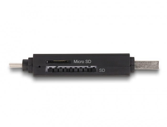 DeLOCK 91004 Kartenleser – SD, microSD – USB‑A/USB‑C 3.2 Gen 1 – 5 Gbit/s