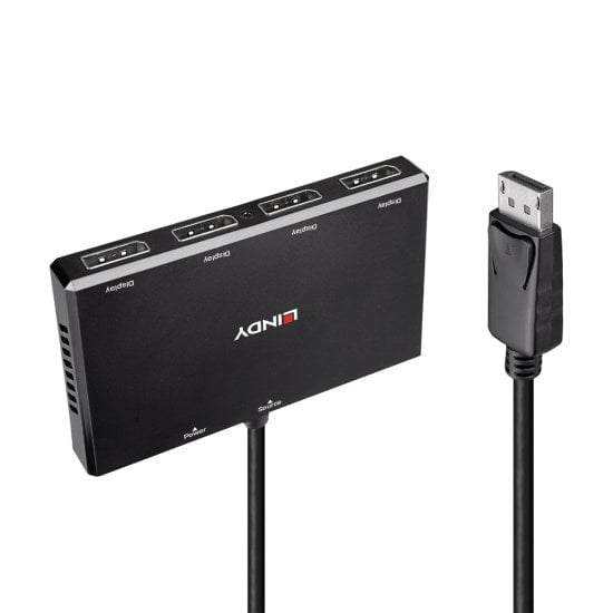 Lindy 38431 USB-Hub – DP, 4× DP