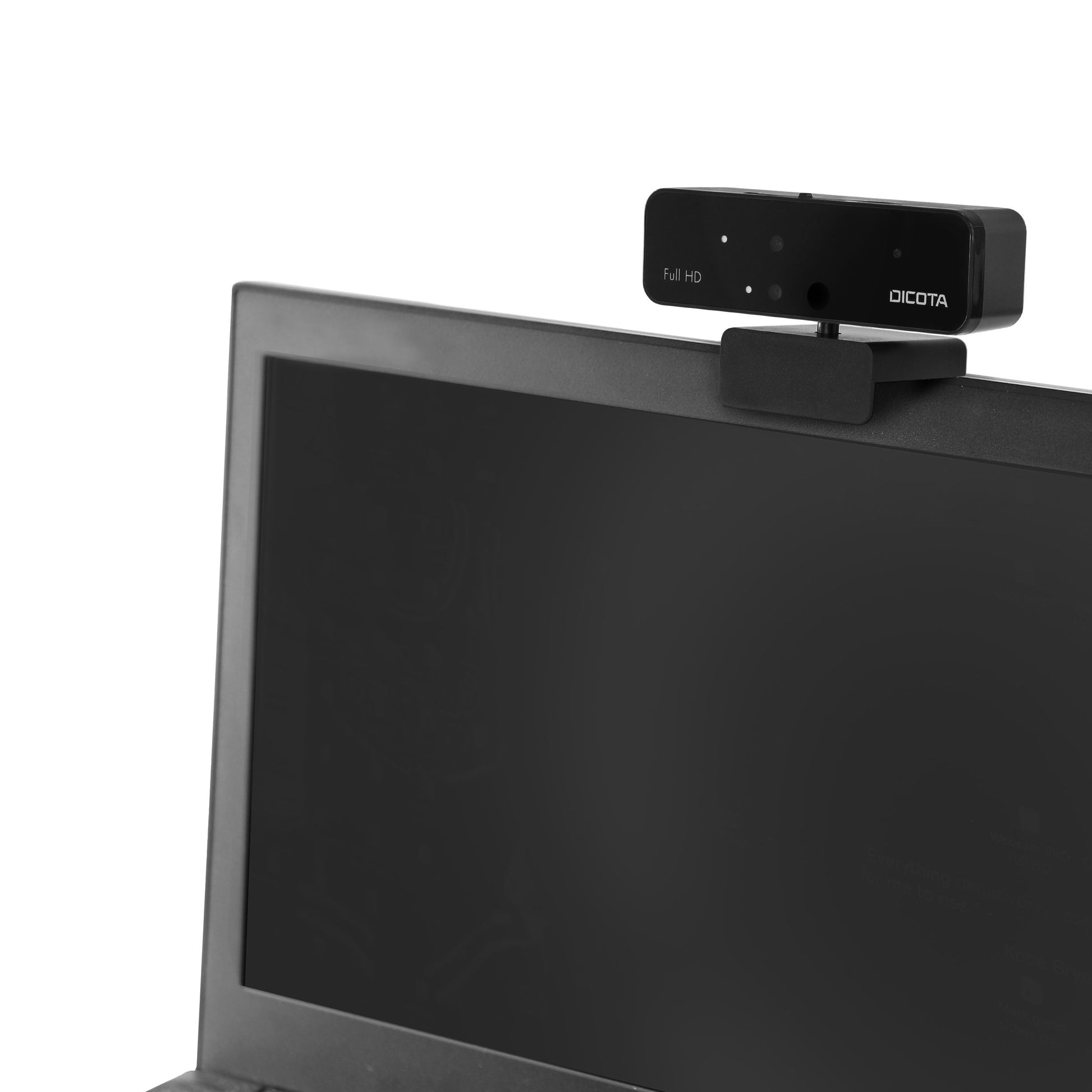 DICOTA D31892 Webcam – HD, 30 fps, USB, Autofokus, Abdeckung, Schwarz