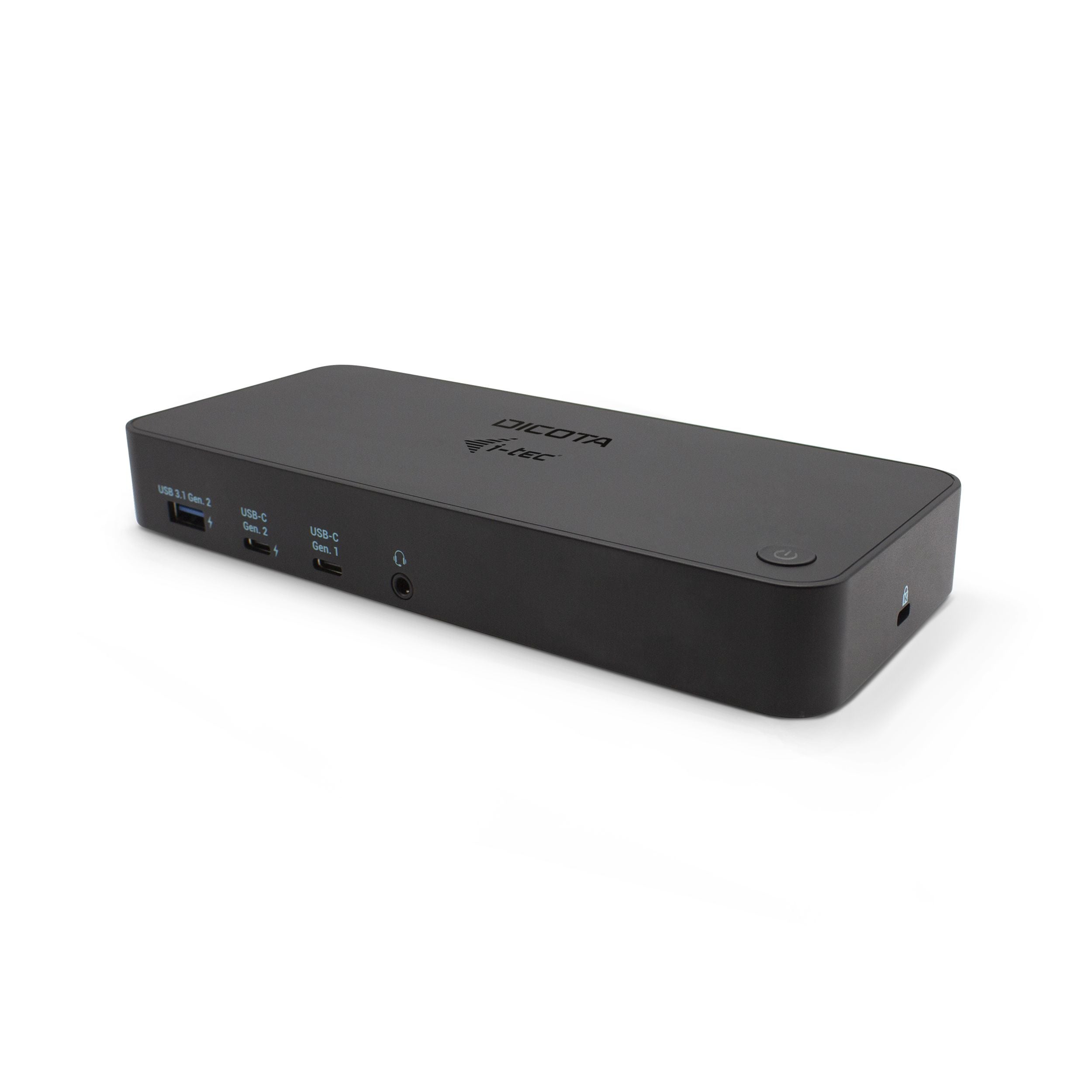 DICOTA D31951-UK Dockingstation – USB-C, 2× DP, 3× HDMI, 100 W PD, GbE, für Windows/Mac/Linux