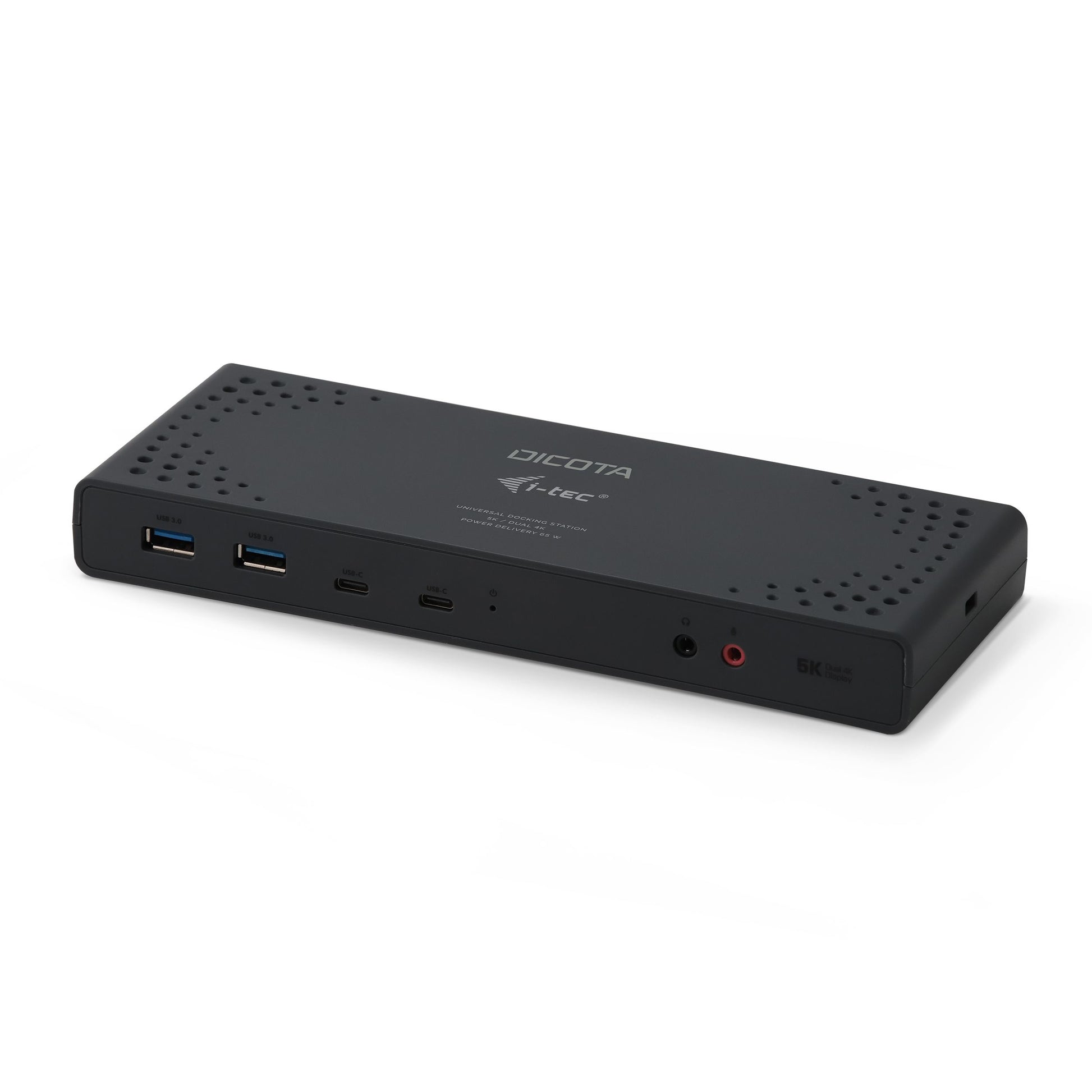 DICOTA D31952 Dockingstation – USB-C, 2× DP, 2× HDMI, 2× USB-C, 65 W PD, GbE, 3,5 mm Audio, TB3 × 1, für Windows