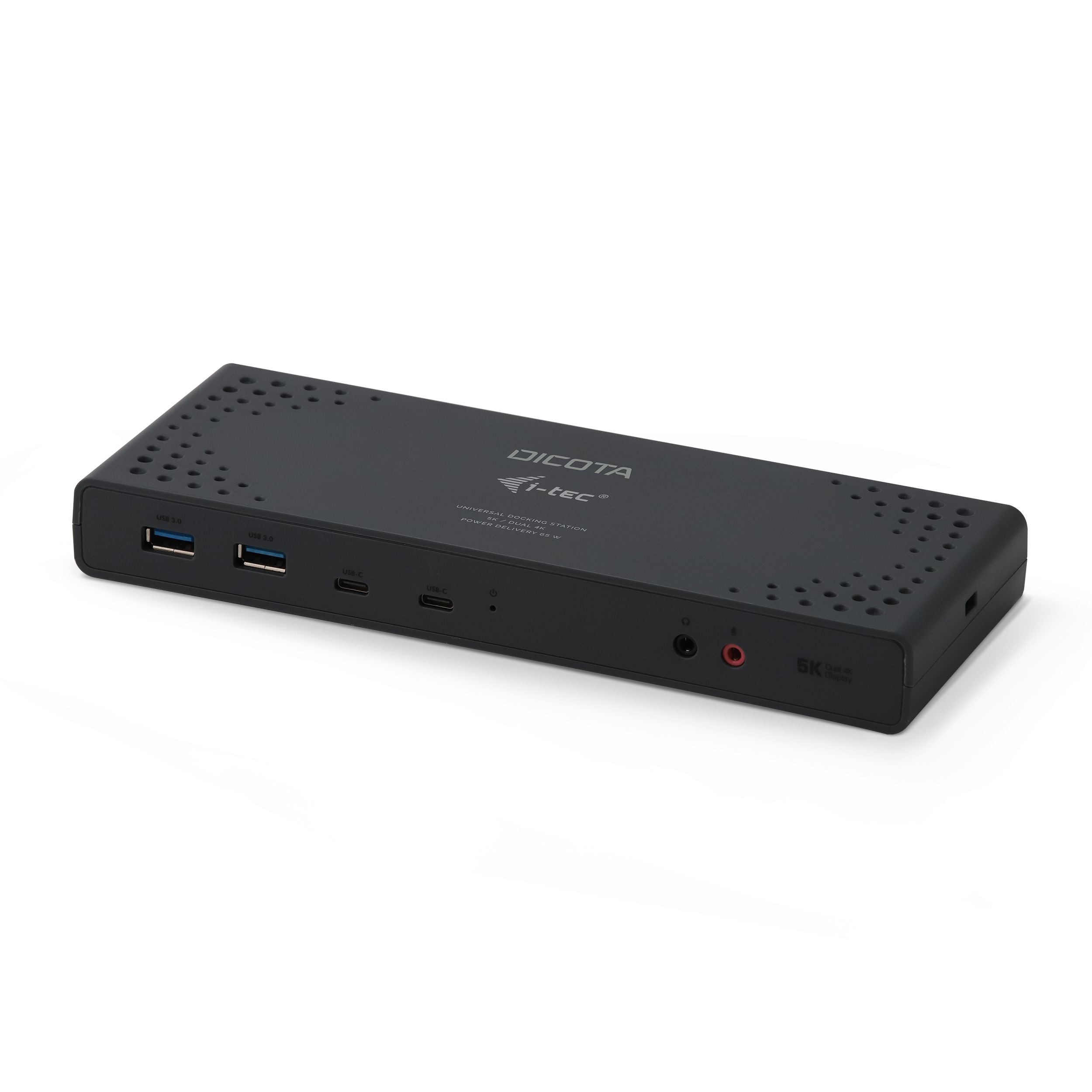 DICOTA D31952 Dockingstation – USB-C, 2× DP, 2× HDMI, 2× USB-C, 65 W PD, GbE, 3,5 mm Audio, TB3 × 1, für Windows