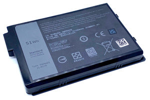 Vistaport Notebook-Akku – für Dell Latitude 5420, 5424, 7424 – Schwarz