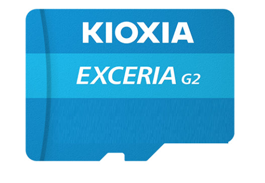 Kioxia Exceria G2 microSDHC 32 GB – UHS-III, Klasse 10, U3, V30, A1, 100/50 MB/s