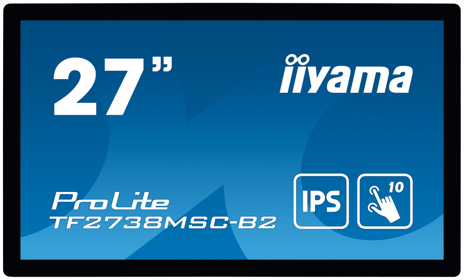 iiyama ProLite TF2738MSC-B2 – Monitor, 27", 1920 × 1080 (Full HD), Touch, Schwarz