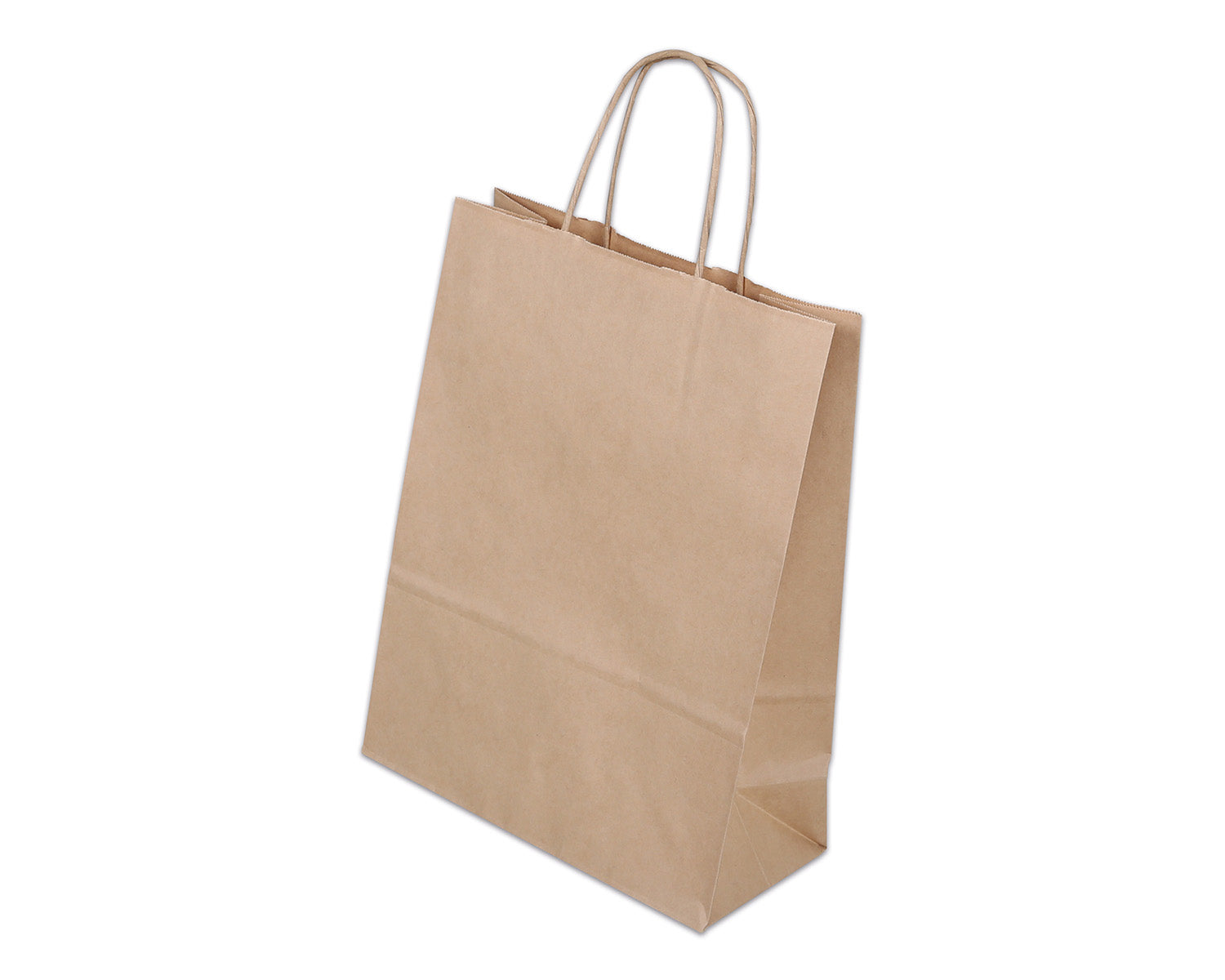 Elco Tragetasche – mit Kordel, Kraftpapier – 220 × 290 × 100 mm – 50 Stk.