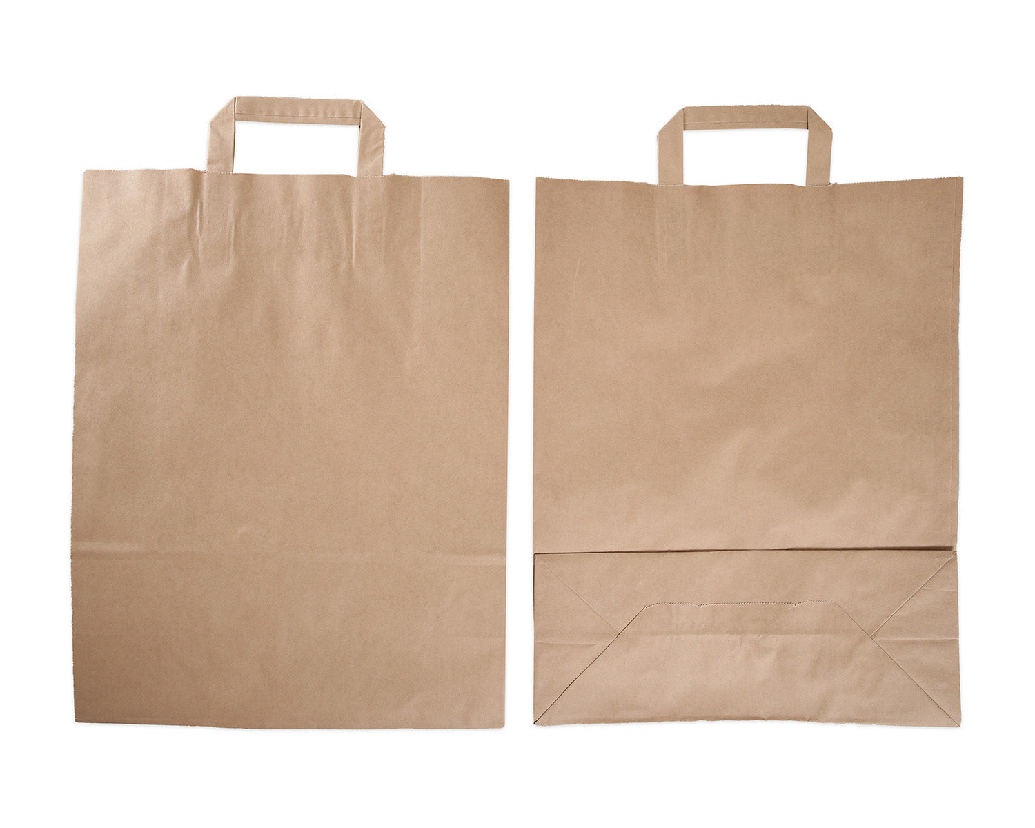 Elco Tragetasche, braun – 320 × 410 × 130 mm – 50 Stk.