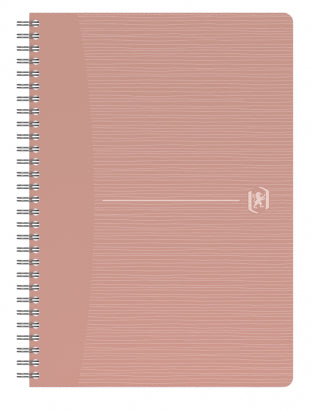 Oxford Collegeblock A5, kariert 5 mm, Spiralbindung, 90 Blatt, 90 g/m² – weiss, für SCRIBZEE App