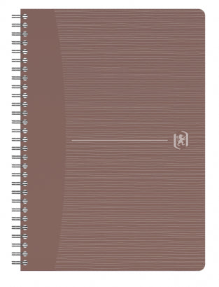 Oxford Collegeblock A5, kariert 5 mm, Spiralbindung, 90 Blatt, 90 g/m² – weiss, für SCRIBZEE App