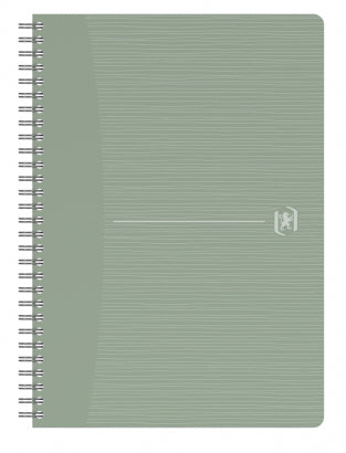 Oxford Collegeblock A5, kariert 5 mm, Spiralbindung, 90 Blatt, 90 g/m² – weiss, für SCRIBZEE App