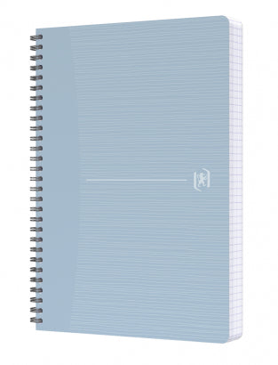 Oxford Mein RecUP Spiralbuch – A4 – kariert 5 mm – 90 Blatt – 90 g/m² – Doppelspirale, naturfarben, PEFC