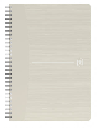 Oxford Collegeblock A5, kariert 5 mm, Spiralbindung, 90 Blatt, 90 g/m² – weiss, für SCRIBZEE App