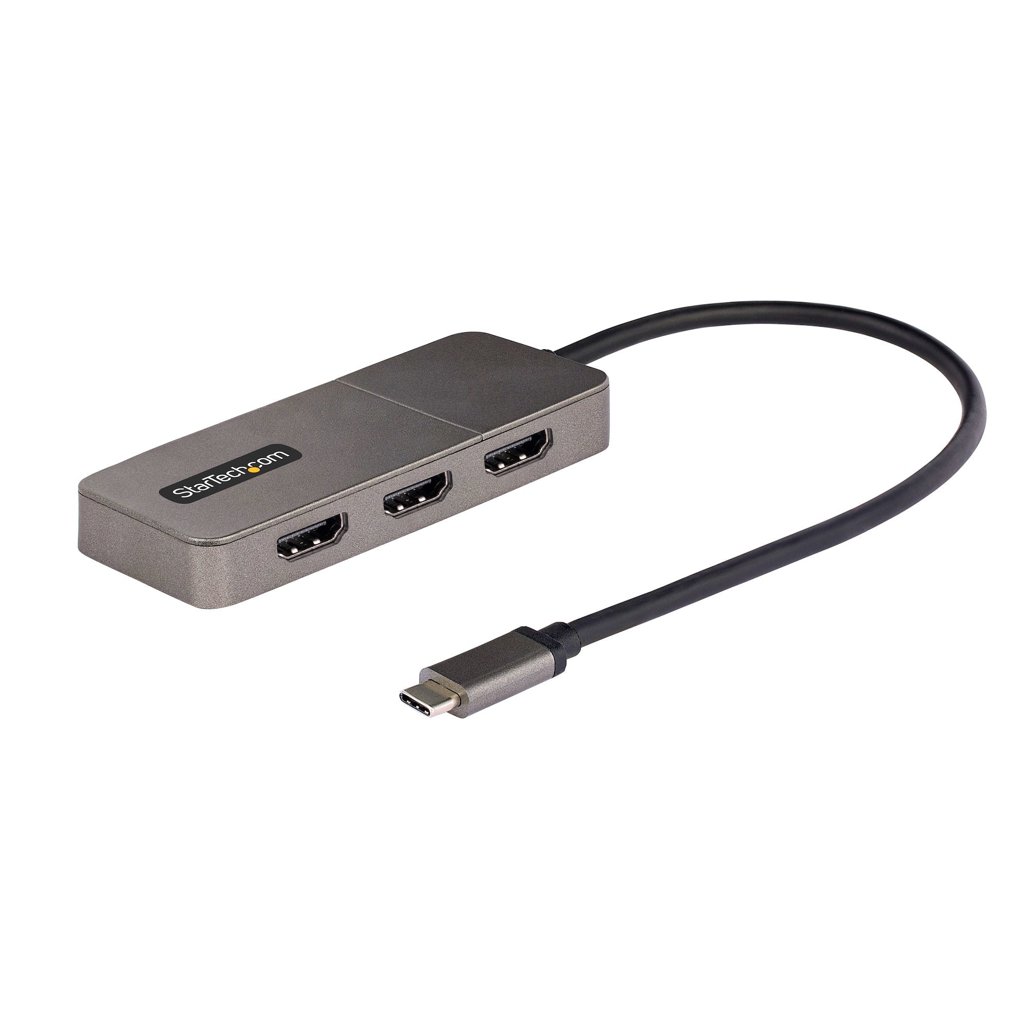 StarTech.com Multiport-Adapter – USB-C, 3× HDMI (4K 60Hz, HDR), für Windows