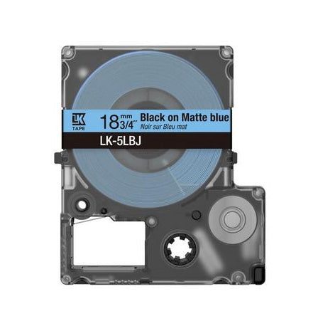 Epson Schriftband – 12 mm × 8 m, Blau, Schwarz – LK-4LBJ