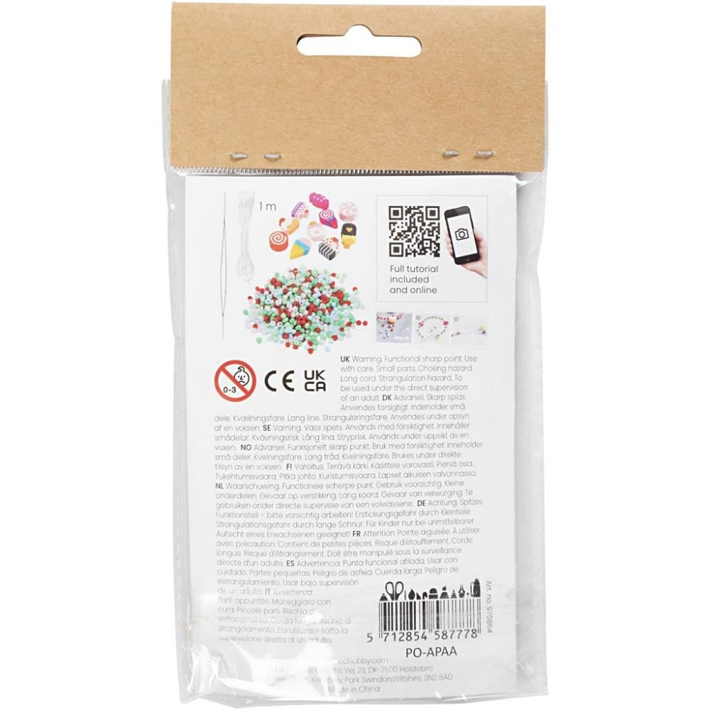 Creativ Company Bastelset Schmuck – mit Perlen und Schnüren – ab 10 Jahren