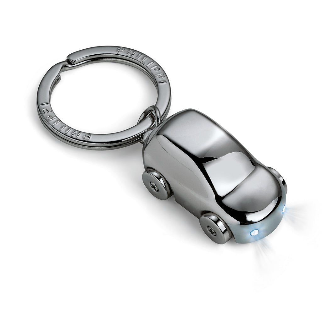 Philippi LED-Schlüsselanhänger Cruiser Auto – LED, Nickel, Silber