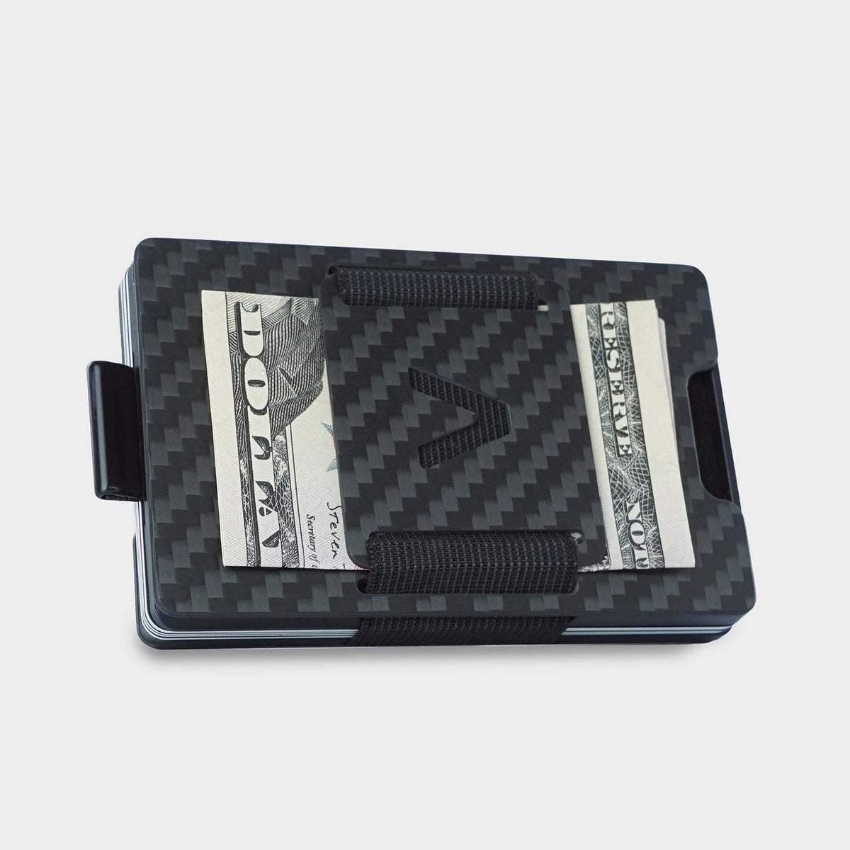 Aviator Wallet AVIATOR – Kartenetui – RFID-Schutz, Münzfach, Clipverschluss – 85,6 × 10,5 × 54 mm, 20 Karten – Anthrazit