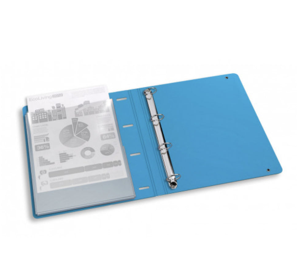 Oxford Ringbuch – 4-D-Ring Ø 25 mm – für A4 – Rückenbreite 3 cm – mehrfarbig – 5 Stk.