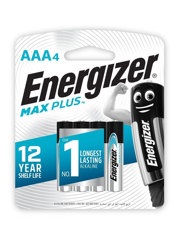 Energizer AAA Batterien – Alkaline, 1,5 V – 4 Stk.