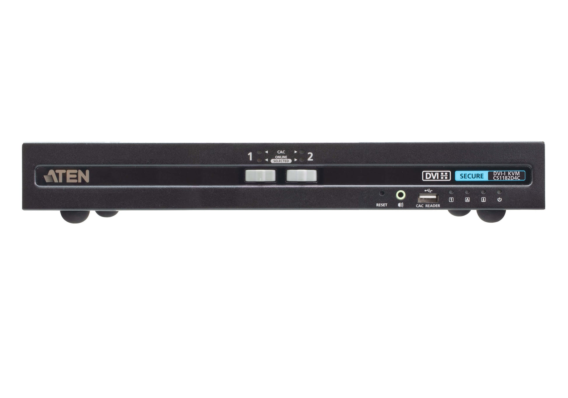 ATEN CS1182D4C KVM-Switch – DVI-I, 4× USB-B, 2× USB-A, 3,5 mm Audio