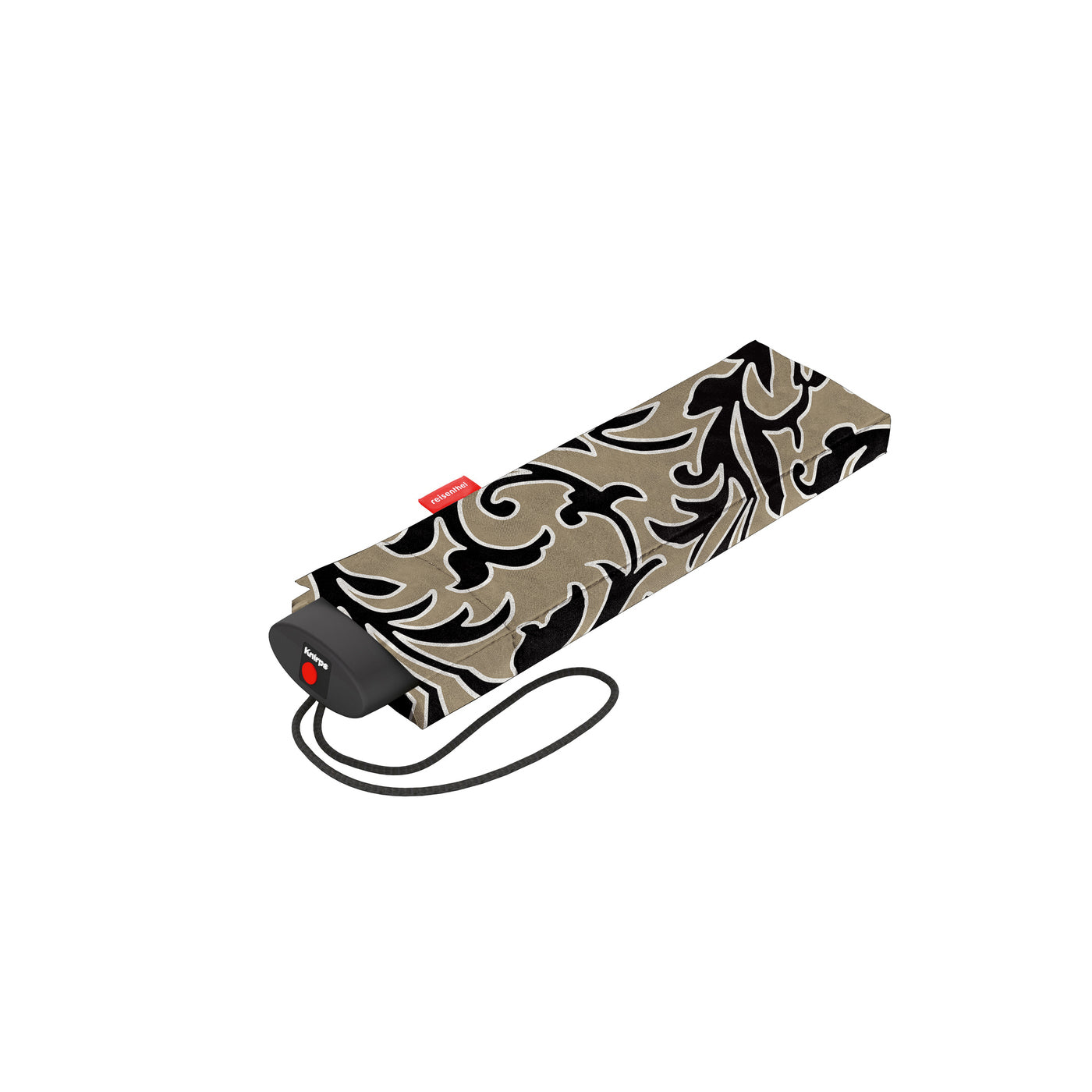 Reisenthel Taschenschirm pocket mini – Ø 97 cm, L 25 cm – schwarz Baroque Marble