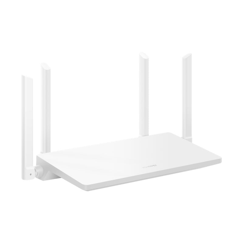 Huawei AX2 – Wi‑Fi 6 Router, Dual‑Band (2,4/5 GHz), 1501 Mbit/s, 3× GbE, Weiss