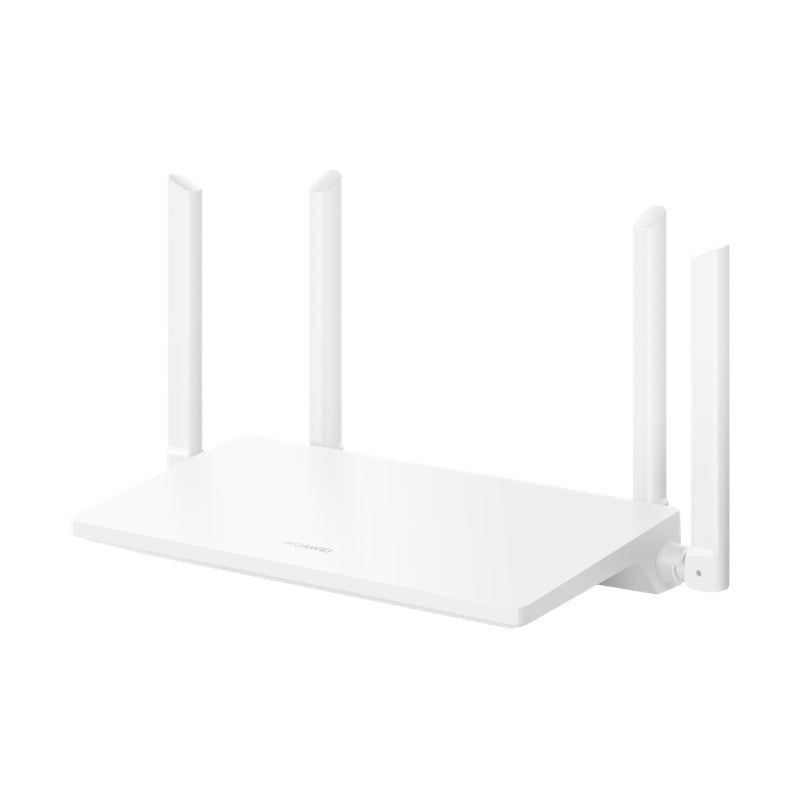 Huawei AX2 – Wi‑Fi 6 Router, Dual‑Band (2,4/5 GHz), 1501 Mbit/s, 3× GbE, Weiss
