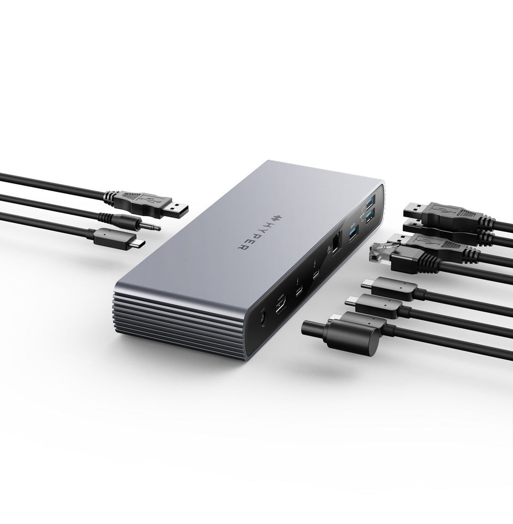 Targus HDTB4D-EU Dockingstation – Thunderbolt 4, 1× HDMI, 96 W PD, 2,5GbE, 3,5 mm Audio, für Windows/Mac